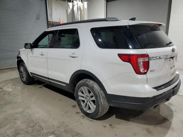 1FM5K8DH6JGA91410 - 2018 FORD EXPLORER XLT WHITE photo 2