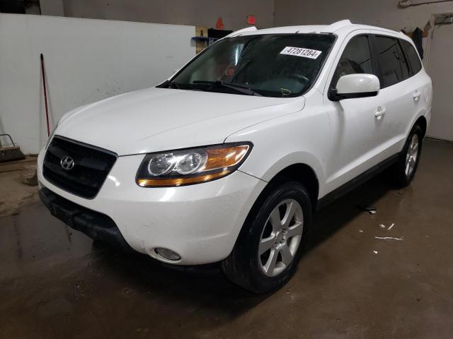 5NMSH13E48H225080 - 2008 HYUNDAI SANTA FE SE WHITE photo 1