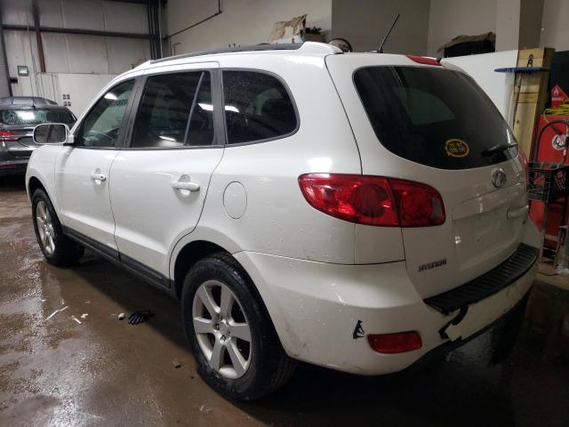 5NMSH13E48H225080 - 2008 HYUNDAI SANTA FE SE WHITE photo 2