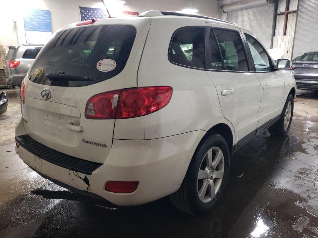 5NMSH13E48H225080 - 2008 HYUNDAI SANTA FE SE WHITE photo 3