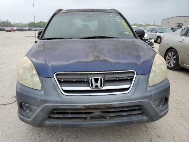 SHSRD68565U307267 - 2005 HONDA CR-V LX BLUE photo 5