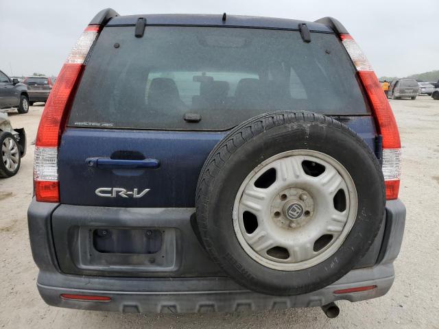 SHSRD68565U307267 - 2005 HONDA CR-V LX BLUE photo 6