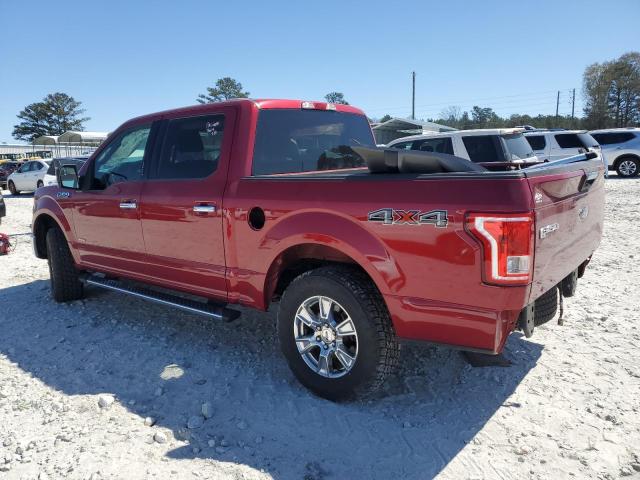 1FTEW1EG5FKF05643 - 2015 FORD F150 SUPERCREW BURGUNDY photo 2