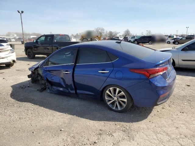 3KPC34A36JE021528 - 2018 HYUNDAI ACCENT LIMITED BLUE photo 2