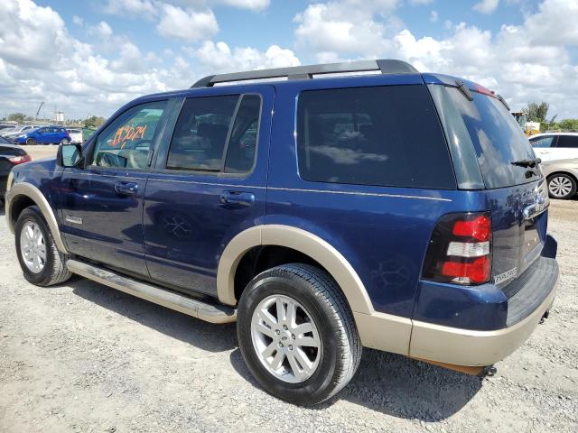 1FMEU64E08UB01512 - 2008 FORD EXPLORER EDDIE BAUER BLUE photo 2