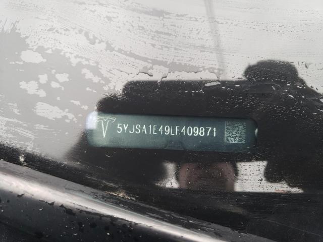 5YJSA1E49LF409871 - 2020 TESLA MODEL S შავი ფოტო 13