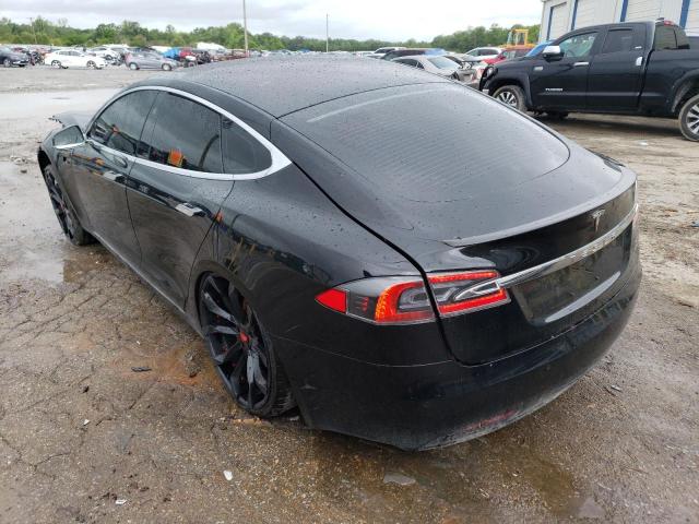 5YJSA1E49LF409871 - 2020 TESLA MODEL S შავი ფოტო 2
