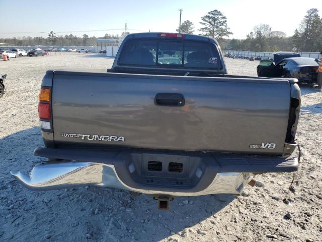 5TBRT34144S450619 - 2004 TOYOTA TUNDRA ACCESS CAB SR5 GRAY photo 6