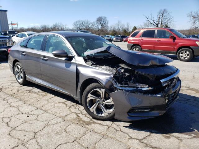 1HGCV2F55JA011912 - 2018 HONDA ACCORD EXL GRAY photo 4