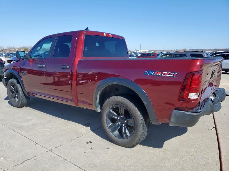 1C6RR7GG1NS237818 - 2022 RAM 1500 CLASS SLT წითელი ფოტო 2