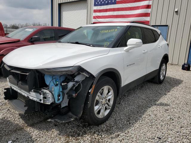 3GNKBBRA3KS621729 - 2019 CHEVROLET BLAZER 1LT WHITE photo 1