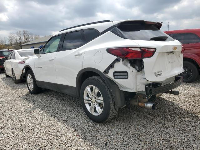 3GNKBBRA3KS621729 - 2019 CHEVROLET BLAZER 1LT WHITE photo 2