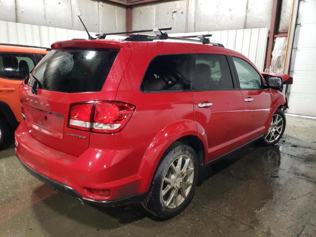 3C4PDDDG6ET157138 - 2014 DODGE JOURNEY LIMITED RED photo 3