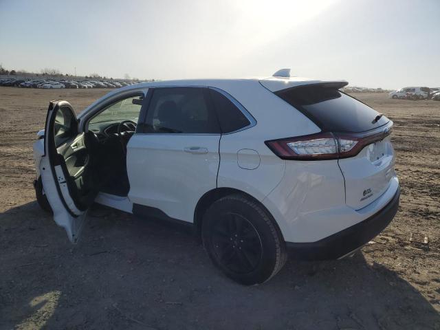 2FMPK4J81JBB11947 - 2018 FORD EDGE SEL WHITE photo 2