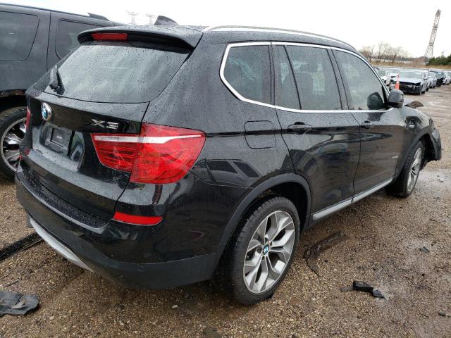 5UXWX9C37H0W68808 - 2017 BMW X3 XDRIVE28I BLACK photo 3