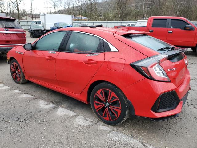 SHHFK7H77HU212663 - 2017 HONDA CIVIC EXL წითელი ფოტო 2