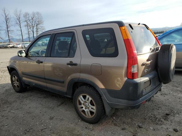 JHLRD78864C038564 - 2004 HONDA CR-V EX BROWN photo 2