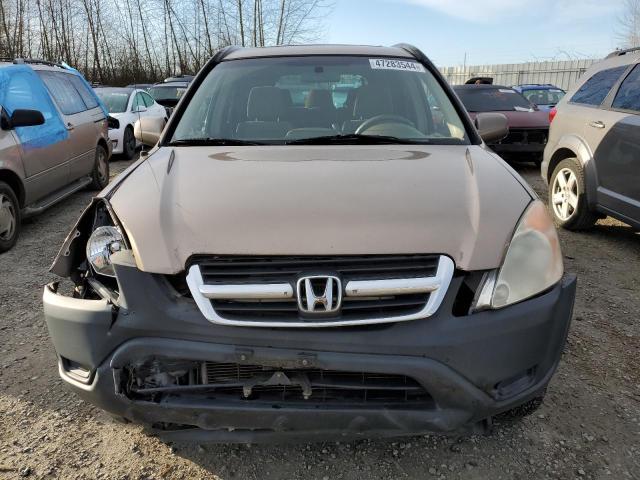 JHLRD78864C038564 - 2004 HONDA CR-V EX BROWN photo 5