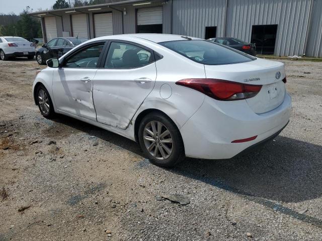 5NPDH4AE3GH769889 - 2016 HYUNDAI ELANTRA SE WHITE photo 2