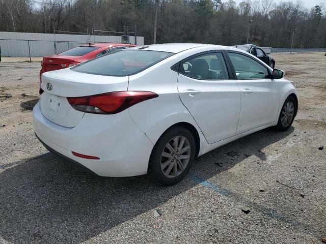 5NPDH4AE3GH769889 - 2016 HYUNDAI ELANTRA SE WHITE photo 3