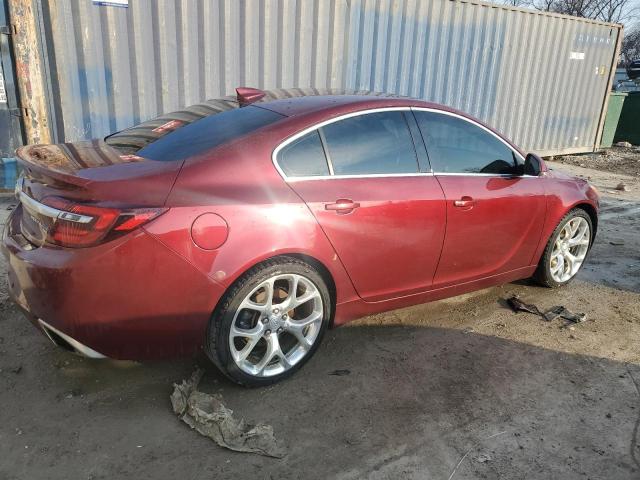 2G4GV5GX6G9158130 - 2016 BUICK REGAL GS MAROON photo 3