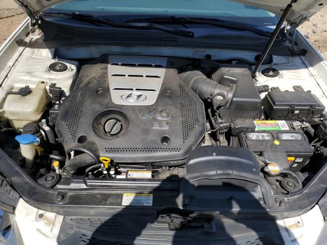 5NPEU46F36H076837 - 2006 HYUNDAI SONATA GLS WHITE photo 11