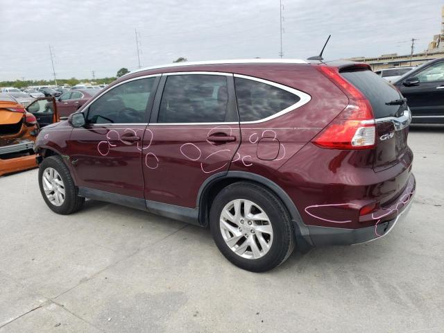 2HKRM3H75FH519734 - 2015 HONDA CR-V EXL BURGUNDY photo 2