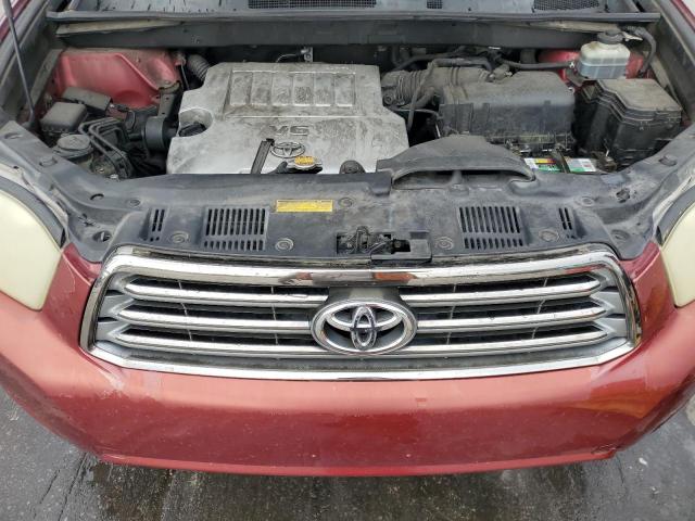 JTEDS43A382046652 - 2008 TOYOTA HIGHLANDER SPORT BURGUNDY photo 12