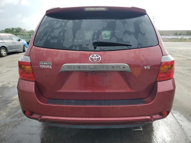 JTEDS43A382046652 - 2008 TOYOTA HIGHLANDER SPORT BURGUNDY photo 6