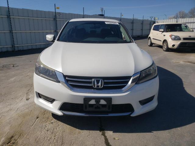 1HGCR2F51EA280998 - 2014 HONDA ACCORD SPORT WHITE photo 5