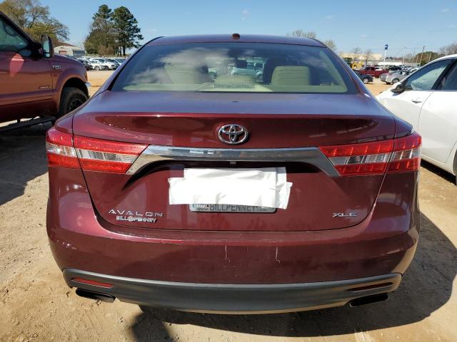 4T1BK1EB7DU011767 - 2013 TOYOTA AVALON BASE BURGUNDY photo 6