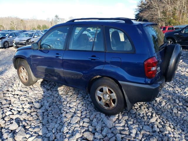 JTEHD20VX46005798 - 2004 TOYOTA RAV4 BLUE photo 2