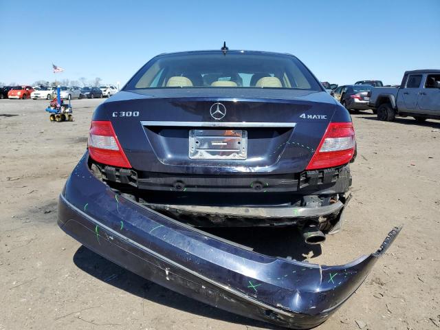 WDDGF81XX8F137002 - 2008 MERCEDES-BENZ C 300 4MATIC BLUE photo 6