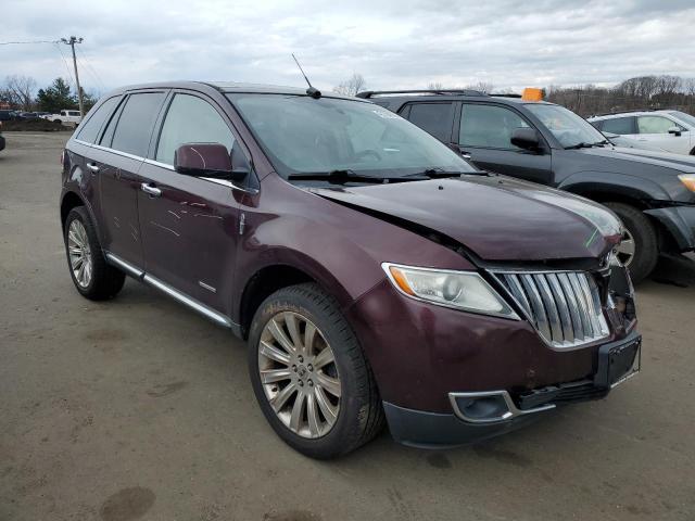 2LMDJ8JK3BBJ06831 - 2011 LINCOLN MKX MAROON photo 4