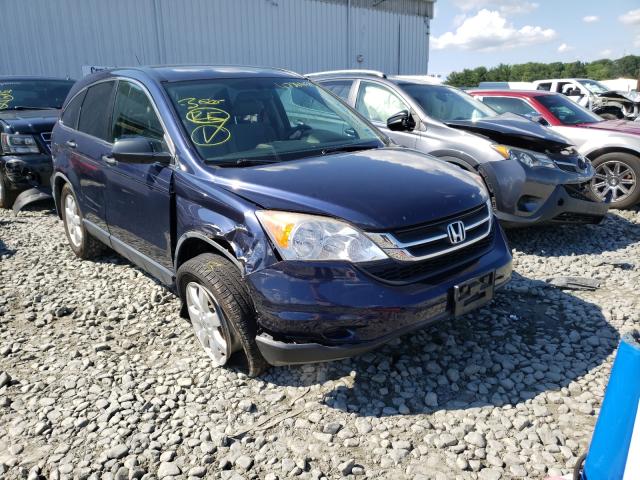 JHLRE4H46BC019356 - 2011 HONDA CR-V SE BLUE photo 9