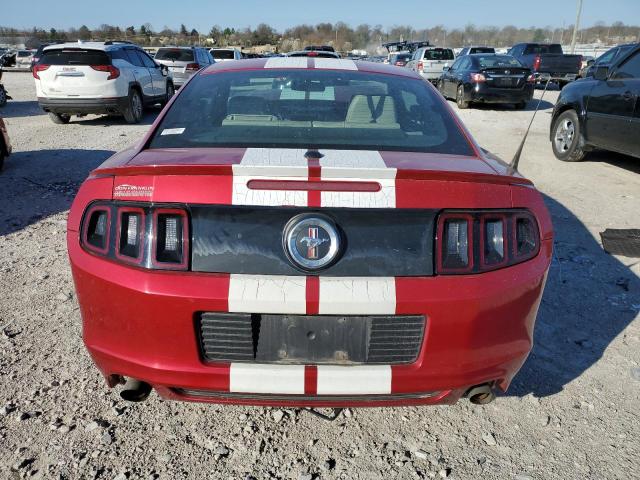 1ZVBP8AM2D5204082 - 2013 FORD MUSTANG RED photo 6