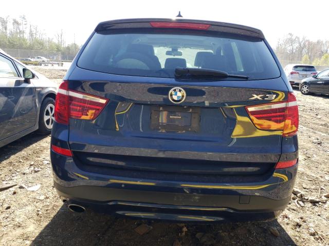 5UXWY3C58G0N87312 - 2016 BMW X3 XDRIVE28D BLUE photo 6