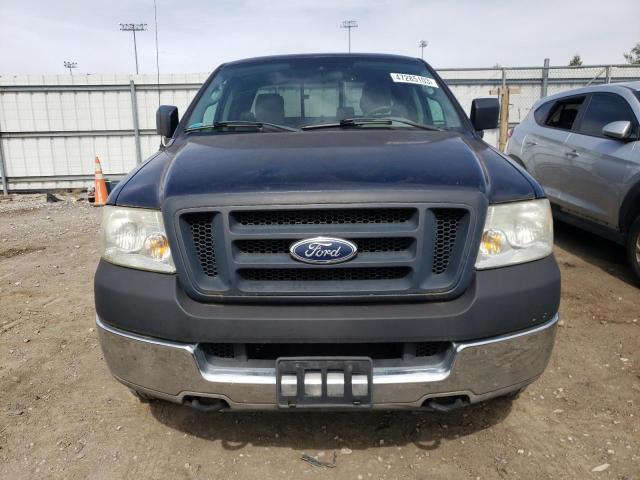 1FTRX14W85FA22727 - 2005 FORD F150 BLUE photo 5