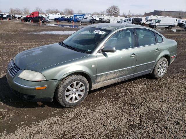 WVWPD63B43P283243 - 2003 VOLKSWAGEN PASSAT GLS GREEN photo 1