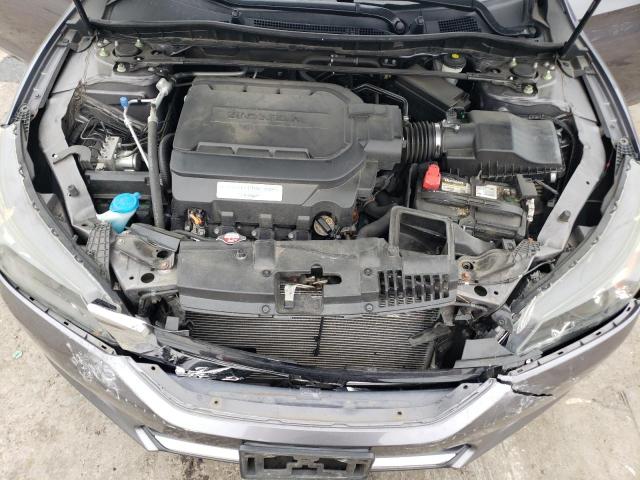 1HGCR3F89EA017402 - 2014 HONDA ACCORD EXL GRAY photo 11