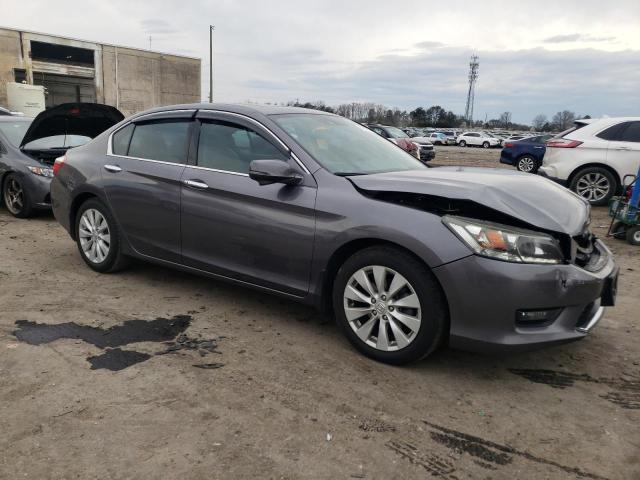 1HGCR3F89EA017402 - 2014 HONDA ACCORD EXL GRAY photo 4