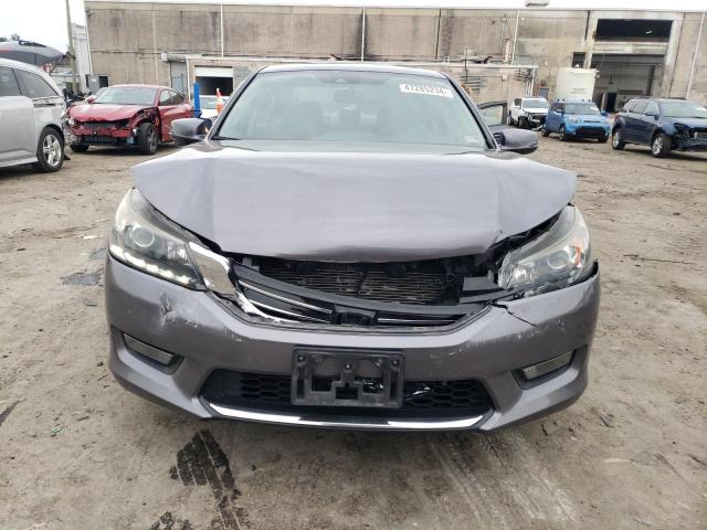 1HGCR3F89EA017402 - 2014 HONDA ACCORD EXL GRAY photo 5