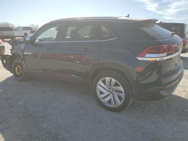 1V2WE2CA2MC220948 - 2021 VOLKSWAGEN ATLAS CROS SE BLUE photo 2