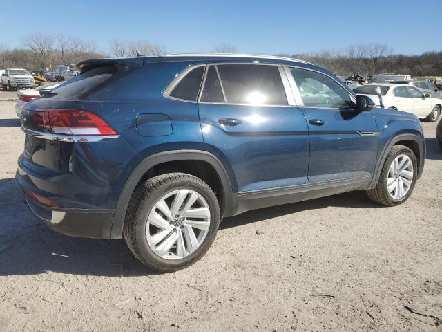 1V2WE2CA2MC220948 - 2021 VOLKSWAGEN ATLAS CROS SE BLUE photo 3