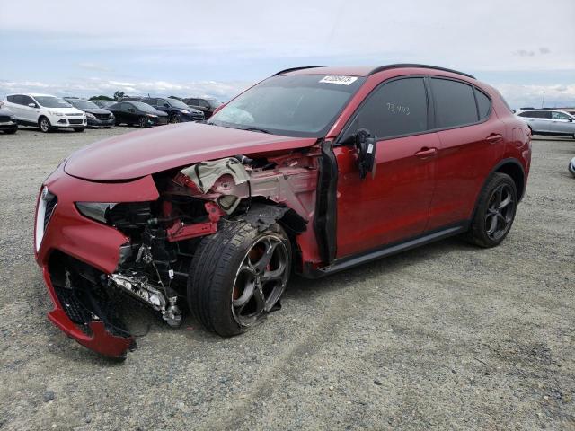 ZASFAKNN1J7C01994 - 2018 ALFA ROMEO STELVIO TI SPORT RED photo 1