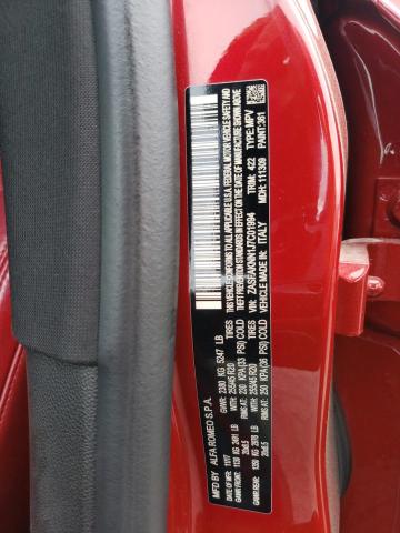 ZASFAKNN1J7C01994 - 2018 ALFA ROMEO STELVIO TI SPORT RED photo 13