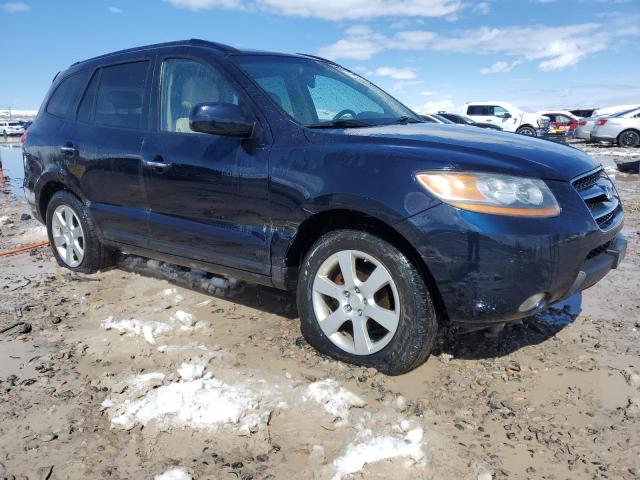 5NMSH73E48H206631 - 2008 HYUNDAI SANTA FE SE BLUE photo 4