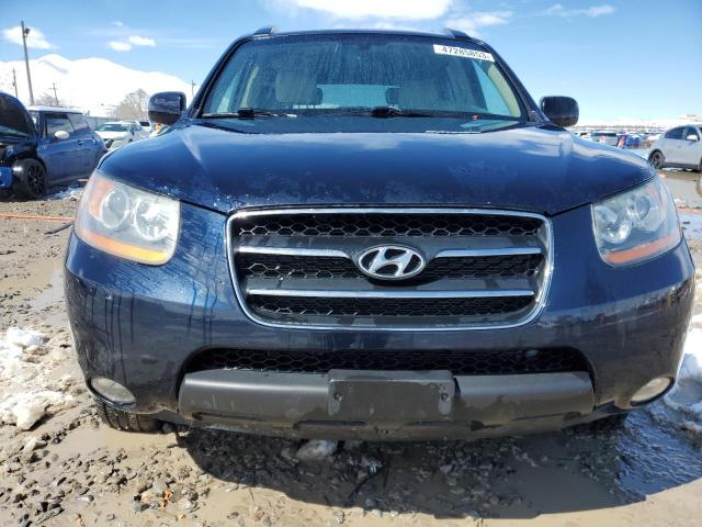 5NMSH73E48H206631 - 2008 HYUNDAI SANTA FE SE BLUE photo 5