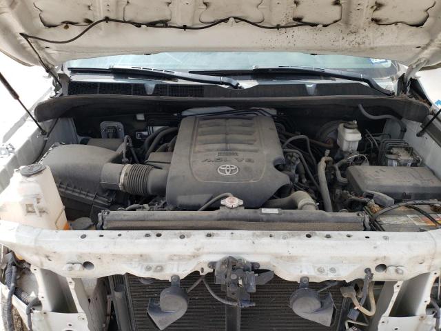 5TFRM5F15KX139978 - 2019 TOYOTA TUNDRA DOUBLE CAB SR/SR5 WHITE photo 11