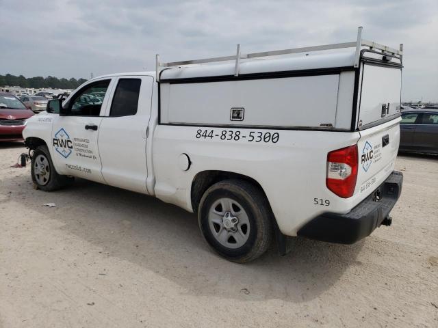 5TFRM5F15KX139978 - 2019 TOYOTA TUNDRA DOUBLE CAB SR/SR5 WHITE photo 2